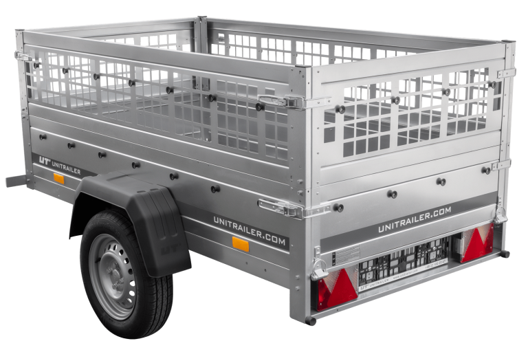 Anhänger Führerschein B Garden Trailer 200 KIPP 200×106 cm 750 kg mit Laubgitteraufsatz