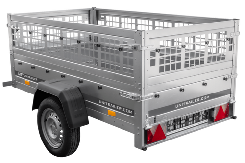 Anhänger Führerschein B Garden Trailer 200 KIPP 200×106 cm 750 kg mit Laubgitteraufsatz