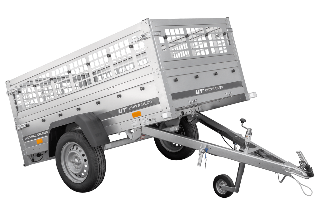 Anhänger Führerschein B Garden Trailer 200 KIPP 200×106 cm 750 kg mit Laubgitteraufsatz