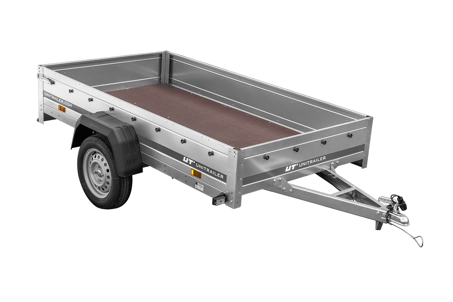 Einachsanhänger Unitrailer Garden Trailer 230 FD 230 x 125 cm mit Starrdeichsel 750 KG