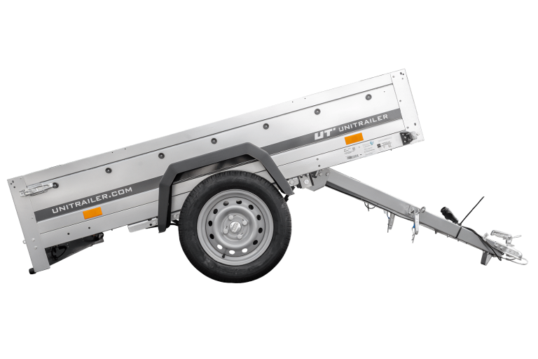 Einachsanhänger mit Blattfederung 200×125 UNITRAILER GARDEN 201/R KIPP