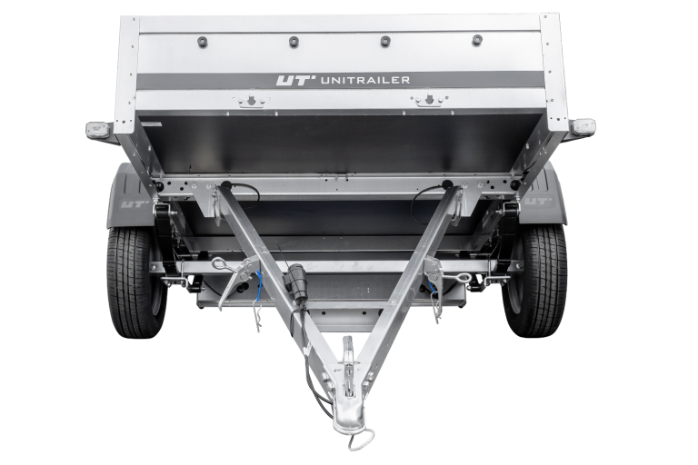 Einachsanhänger mit Blattfederung 200×125 UNITRAILER GARDEN 201/R KIPP