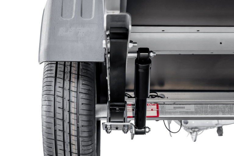 Einachsanhänger mit Blattfederung 200×125 UNITRAILER GARDEN 201/R KIPP