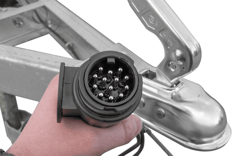 Gitter Anhänger GARDEN TRAILER 201 KIPP mit Laubgitteraufsatz, Stützrad und Flachplane